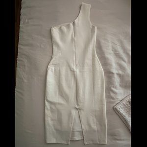 White One-Shoulder Dress
